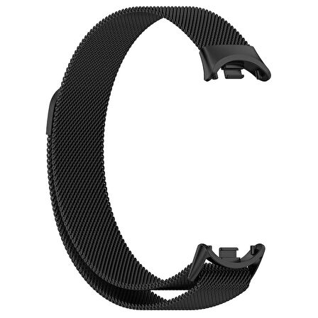 Xiaomi Smart Band 8 İle Uyumlu Metal Tel-Örgü İşlemeli Kordon