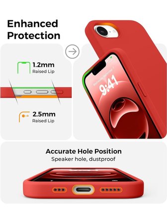 Apple iPhone 17E ile Uyumlu Telefon Kılıfı Kadife Iç Yüzey Soft Tasarım Lansman Kılıf