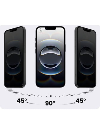 Apple iPhone 17E Uyumlu Içi Kadife Lansman Kılıf ve Hayalet Privacy Tam Kaplayan Cam Ekran Koruyucu