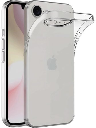 Apple iPhone 16E ile Uyumlu Kılıf Şeffaf Esnek Silikon Telefon Kılıfı Kapak
