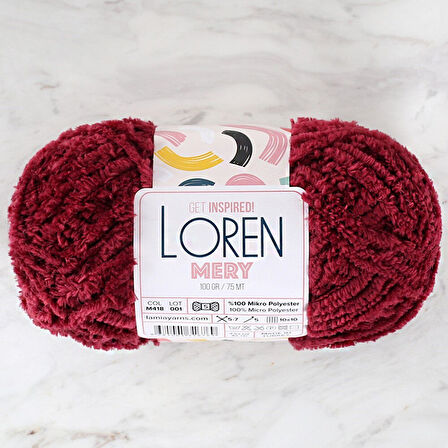 Loren Mery Mürdüm El Örgü İpi - M418
