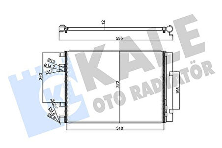 KONDENSER HYUNDAI ACCENTBLUE 1.6 CRDI 2011I20-KIA RIO 3 AL/AL 976061R300