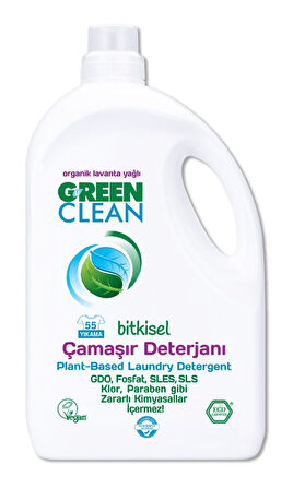 Green Clean Bitkisel Çamaşır Deterjanı 2750ml