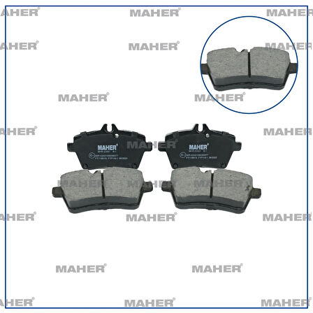 FREN BALATA MERCEDES 2004-2012 W169 A SERİ / MERCEDES 2005-2011 W245 B SERİ ÖN A1694200220
