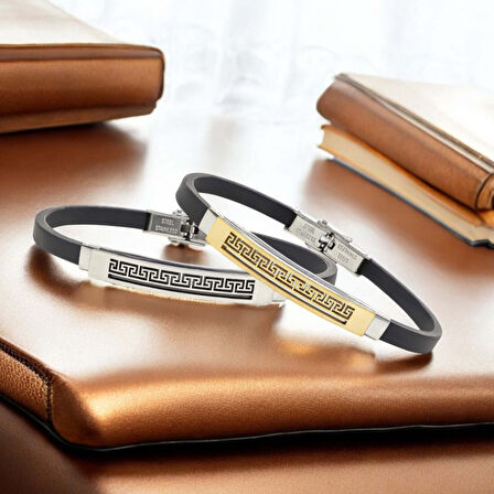  FM Desenli Çelik Bileklik 3183SCB023 