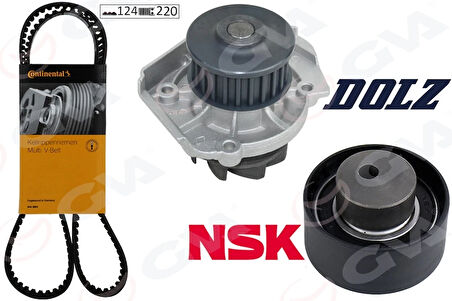 DEVİRDAİMLİ EKSANTRİK GERGİ KİTİ 124X220 BRAVA 1.2 165-BRAVO I-2 1.2 -1.4-DOBLO 1.4-LINEA-PALIO 1.2 MAREA 71736717