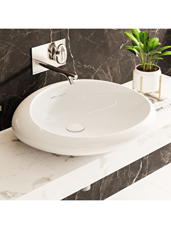 VitrA İstanbul A42231 Ankastre Lavabo Bataryası, Uzun, Sıva Üstü, Krom