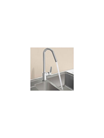 VitrA Artema Root Round A42742 Krom Mutfak Bataryası