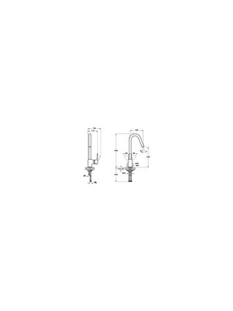 VitrA Artema Root Round A42742 Krom Mutfak Bataryası