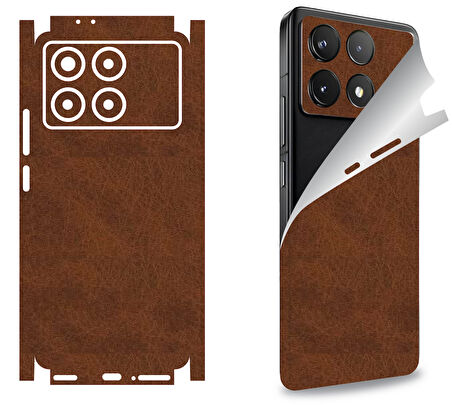 Xiaomi Poco C65 için uyumlu 360 full arka kaplama koruma sticker - TABA DERİ