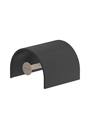 Vitra Origin A4488834 Kapaklı Tuvalet Kağıtlığı Fırçalı Nikel