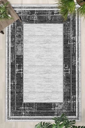Yıkanabilir Kaymaz Taban Dijital Baskılı Halı ve Yolluk – Leke Tutmaz Salon & Mutfak Halısı
