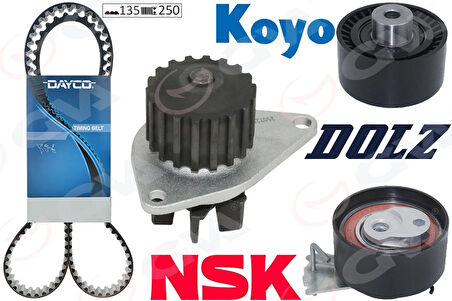 DEVİRDAİM EKSANTRİK GERGİ KİTİ P206-P307-P1007-C2-C3C-C4 1.4 165 KFU ET3J4 1610793380 1609525780 9645209880