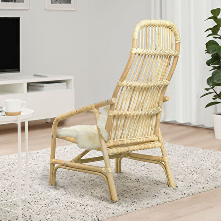 Rattan koltuk, rattan, mindersiz