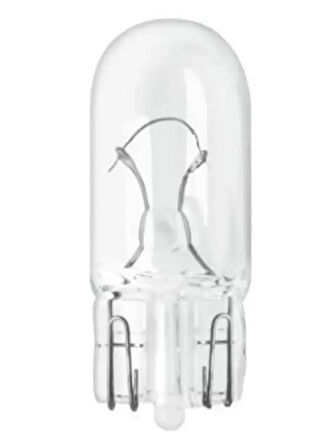 AMPUL 12V 5W BUYUK DIPSIZ PARK T10 (10 ADET)
