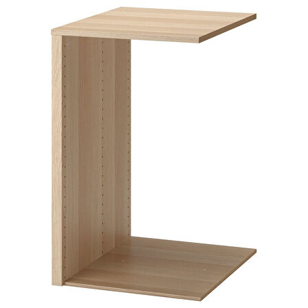 Dolap içi seperatör, ağartılmış meşe görünümlü, 75-100x58 cm