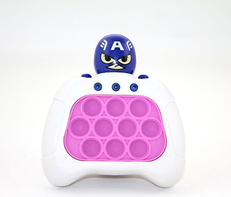 Işıklı Müzikli Pop-It Captain America Tasarımlı