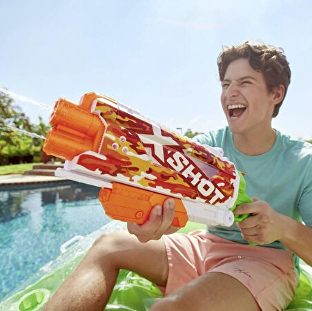 X-SHOT Su Tabancası - Hızlı Doldurma Fonksiyonlu - Turuncu