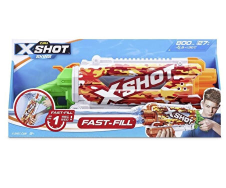X-SHOT Su Tabancası - Hızlı Doldurma Fonksiyonlu - Turuncu