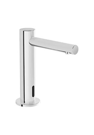 A47213-Vitra Aquasee Temassız Lavabo Bataryası - Tezgah Üstü Elektrikli Çift Su Girişli - Krom