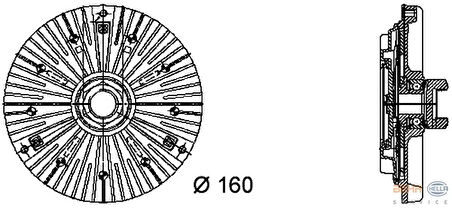 FAN TERMIGI BMW M41 M51 E30 E34 E36 TD TDS 11522245498