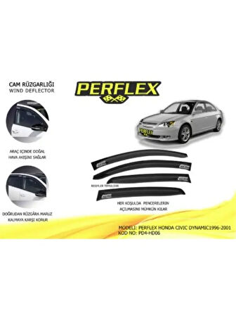 CAM RUZGARLIGI MUGEN TIP 4 PARCA HONDA CIVIC DYNAMIC 1996-2000