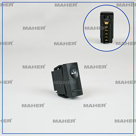 DÜĞME CAM AÇMA R19 (TEKLİ) SAĞ 7700817337