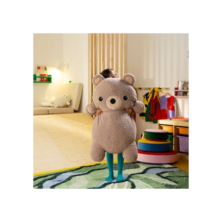 Yumuşak oyuncak , bej, 100 cm