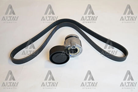 VANTİLATÖR GERGİ SETİ MEGANE / CLIO / KANGOO / FLUENCE / CAPTUR / KADJAR / QASHQAI / MERCEDES C180 / 2008 / 6PK1200 KAYIŞLI 7701476476
