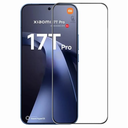 Xiaomi Mi 17T Pro ile Uyumlu Soft Yumuşak Telefon Kılıfı ve 5d Tam Kaplayan Cam Ekran Koruyucu