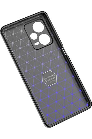 Xiaomi Redmi Note 12 Pro 5g Ile Uyumlu Kılıf Deri Görünümlü Silikon Telefon Kılıfı Kapak