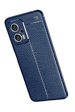 Xiaomi Poco X4 Gt Ile Uyumlu Kılıf Deri Görünümlü Silikon Telefon Kılıfı Kapak
