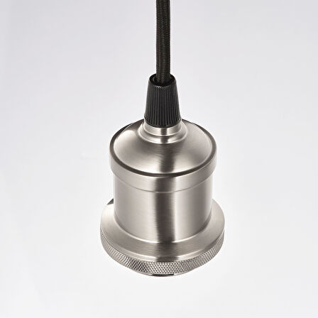 Ampullü sarkıt lamba, siyah-çok renkli