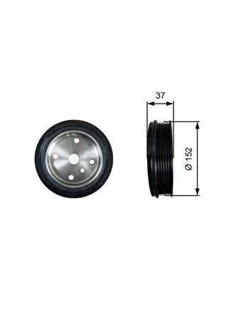 KRANK KASNAGI S60 I 0511 XC90 2.4 D 11 XC70 11 D5