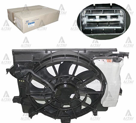 FAN RADYATÖR ACCENT 2016-2018 BLUE 1.4 BENZİNLİ KAPPA 25380 1R600