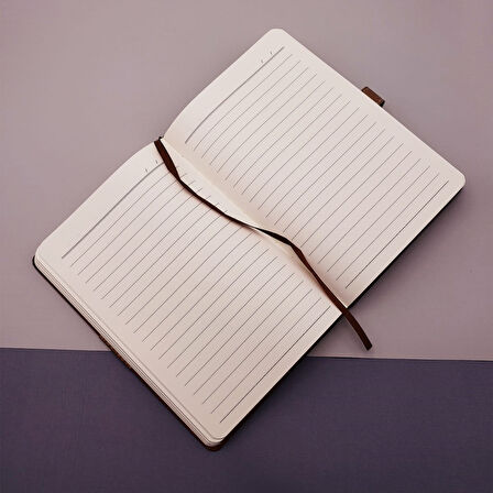 Tarihsiz Ajanda Defter Siyah Renk 