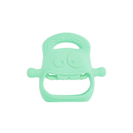 Açık Yeşil Bebek Silikon Diş Kaşıyıcı   