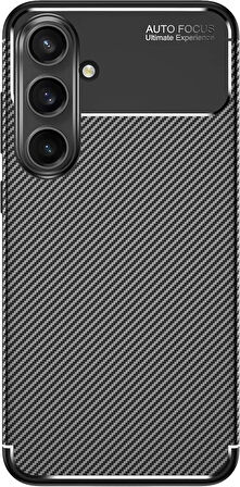 Samsung Galaxy A26 Uyumlu Kılıf Karbon Tasarım Kamera Korumalı Silikon Telefon Kılıfı Kapak