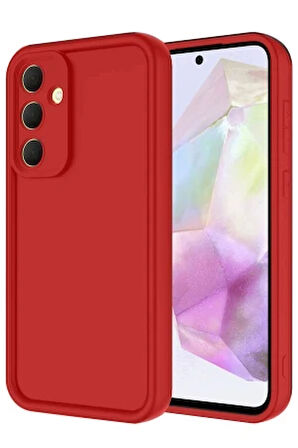 Samsung Galaxy A16 ile Uyumlu Kılıf Kamera Korumalı Yüksek Kenarlı Kapak