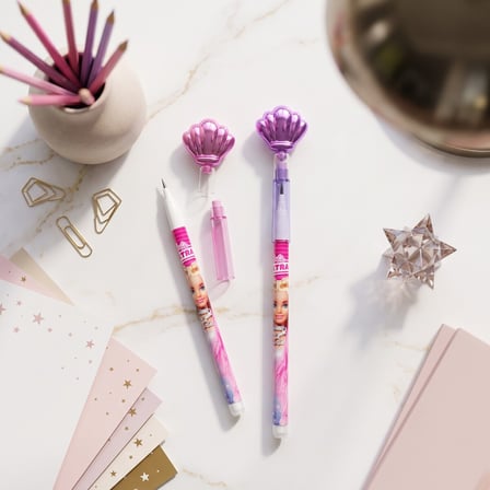 BakGelAl Lisanslı Barbie Extra Deniz Kabuğu Figürlü Kurşun Kalem Dekoratif Başlıklı Okul Kırtasiye