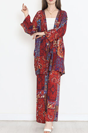 Kimono Takım Bordo - 10553.1095.