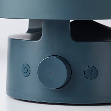 Bluetooth hoparlörlü lamba, mavi