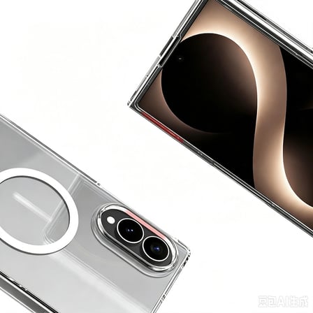 Samsung Galaxy Z Fold 8 Uyumlu Sert Pc Magsafe Özellikli Şeffaf Telefon Kılıfı Kapak