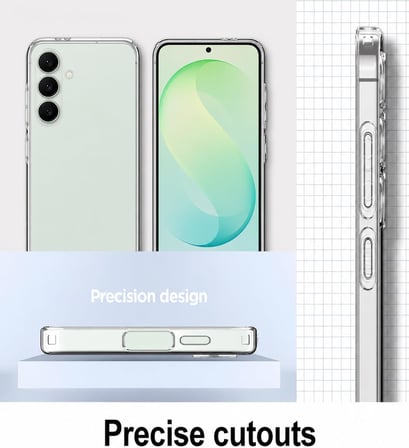Samsung Galaxy S26 FE ile Uyumlu Kılıf Esnek Premium Telefon Kılıfı ve Temperli Cam Ekran Koruyucu