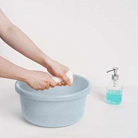 Kapaklı kova seti, gri-mavi