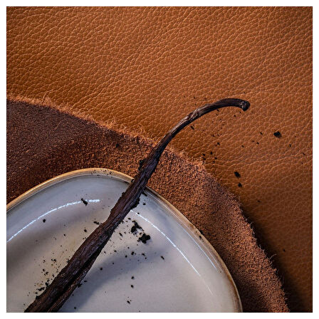 Seramik kapta kokulu mum, kahverengi, 45 saat, deri̇ & vani̇lya