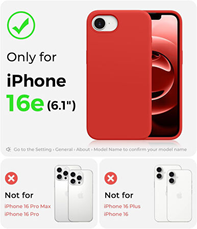 Apple iPhone 16E ile Uyumlu Telefon Kılıfı Kadife Iç Yüzey Soft Tasarım Lansman Kılıf