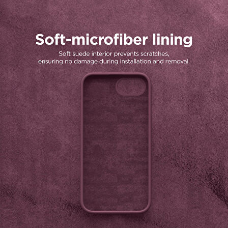 Apple iPhone 16E ile Uyumlu Telefon Kılıfı Kadife Iç Yüzey Soft Tasarım Lansman Kılıf