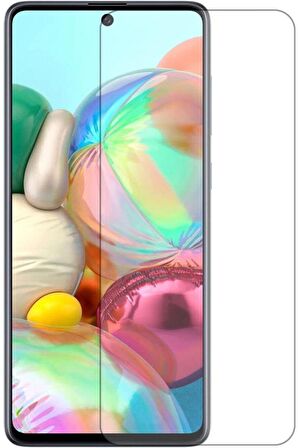 Samsung Galaxy A81 (Note 10 Lite) Uyumlu Ekran Koruyucu Şeffaf Temperli Kırılmaz Cam Ekran Koruyucu