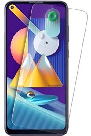 Samsung Galaxy M11 ile Uyumlu Ekran Koruyucu Şeffaf Temperli Kırılmaz Cam Ekran Koruyucu